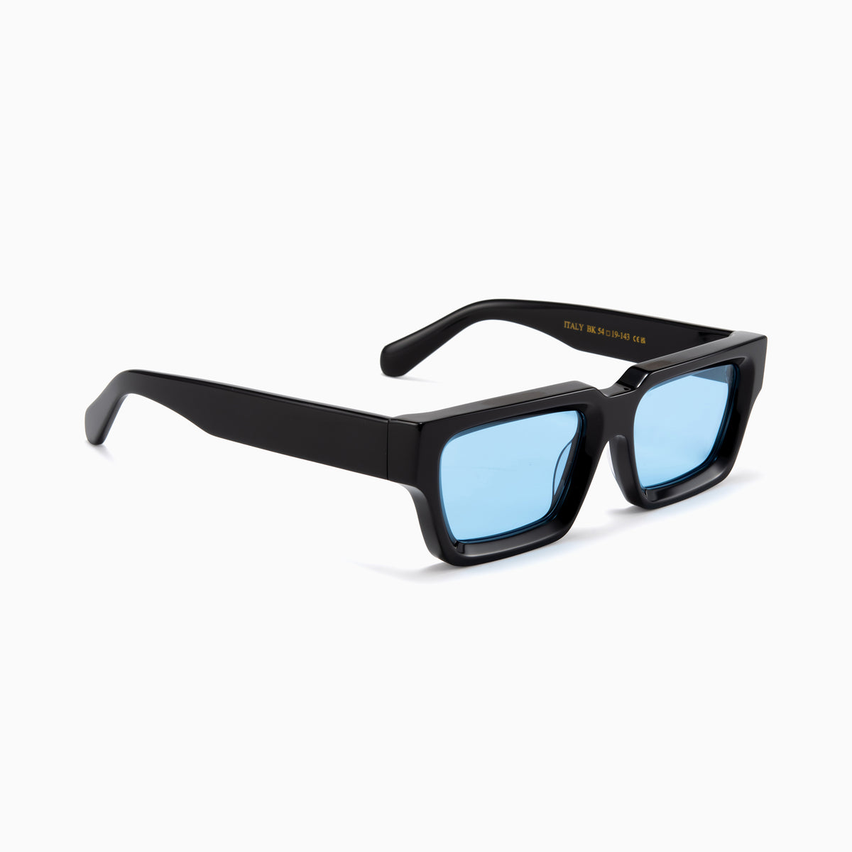 Óculos de sol Itália 196 em perspectiva com lentes azuis