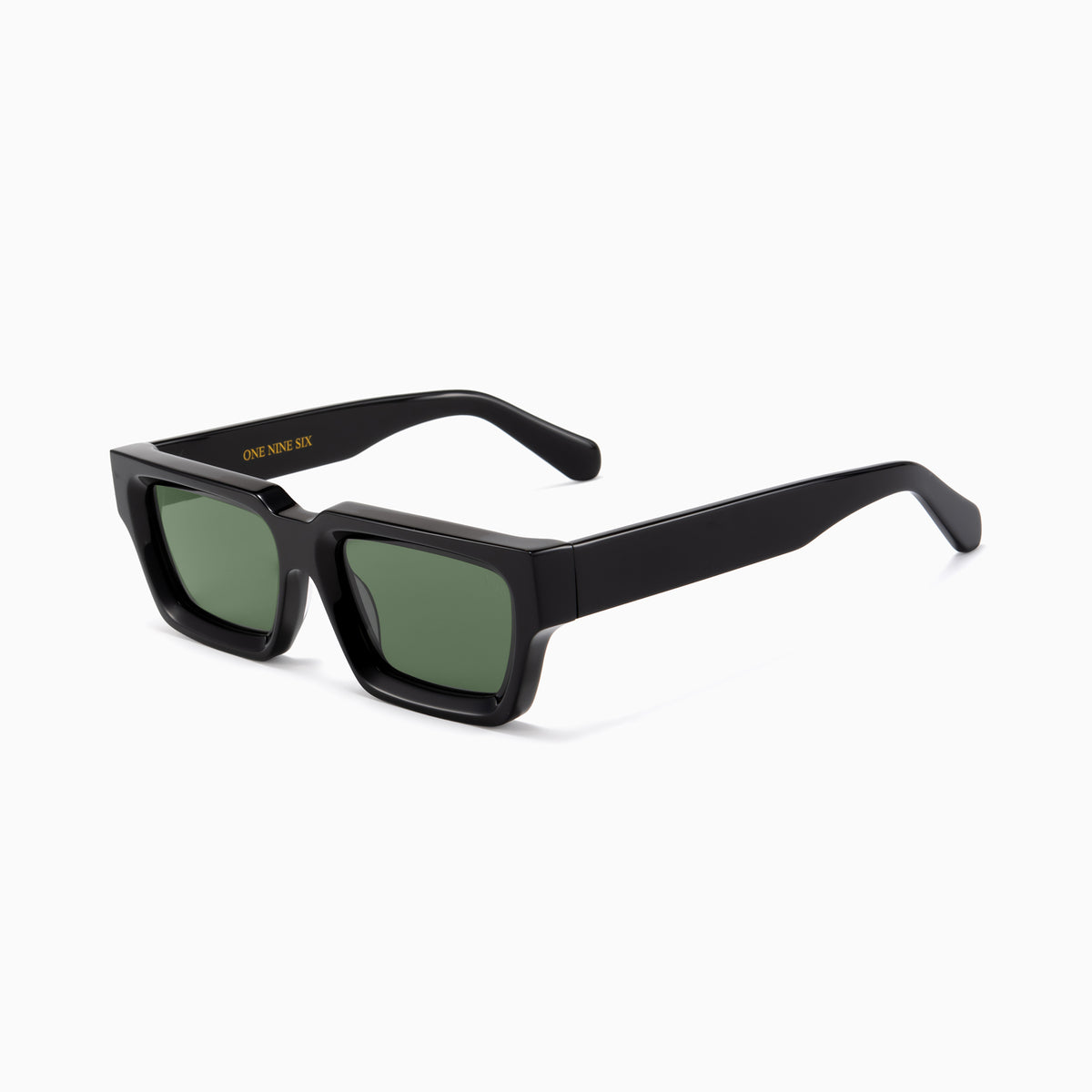 Óculos de sol Itália 196 em perspectiva com lentes pretas